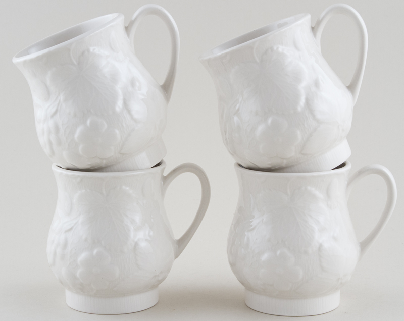Mugs Set of 4 Sandringham Shape